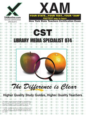 cover image of CST Library Media Specialist 074